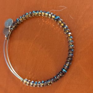 Alex and Ani Brown Beaded Bracelet
